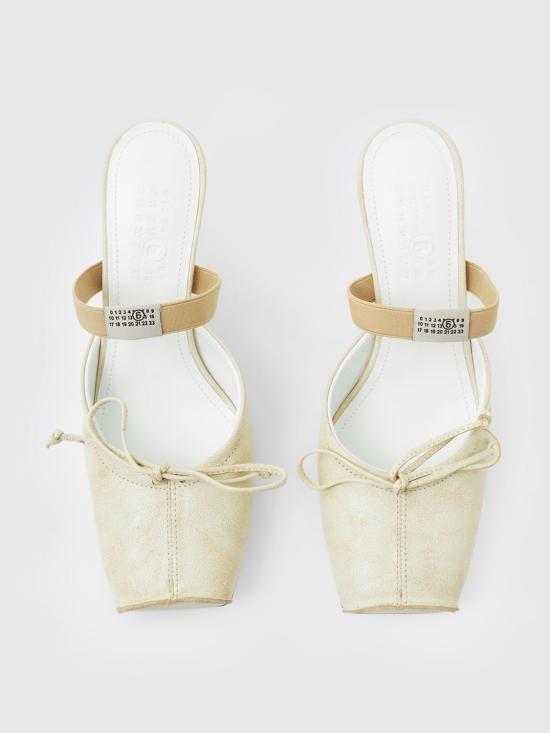 26SS MM6 메종마르지엘라 힐/펌프스 S66WX0075P7706 HB496 Beige - MM6 MAISON MARGIELA