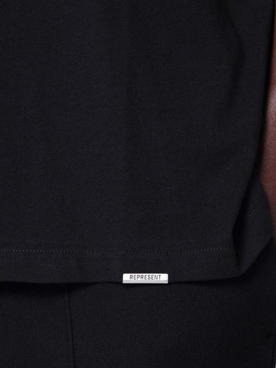 26SS 리프레젠트 반팔 티셔츠 INM4742CO 001 Black - REPRESENT