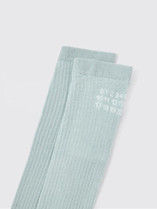 26SS MM6 메종마르지엘라 양말 S52TL0038M13244 544 Turquoise - MM6 MAISON MARGIELA