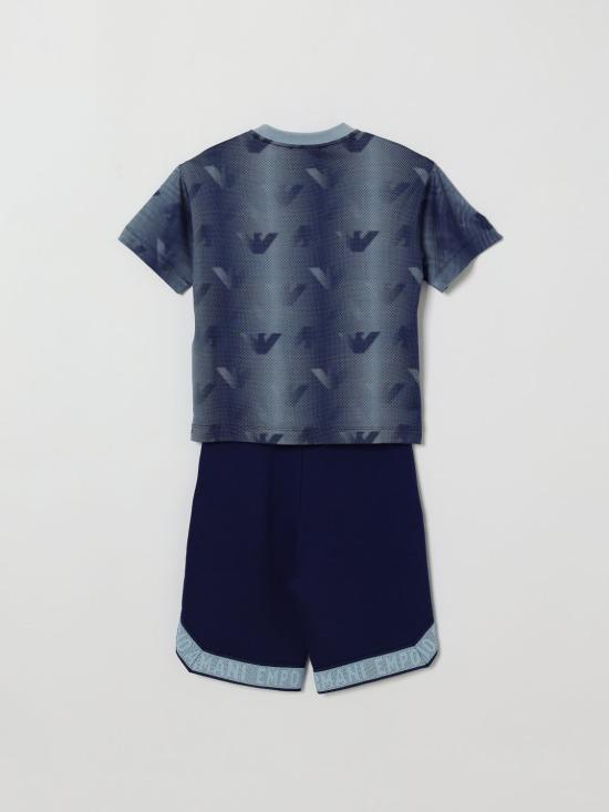 26SS [키즈] 엠포리오 아르마니 캐주얼 세트 EB000959AF24286 FB407 Blue - EMPORIO ARMANI