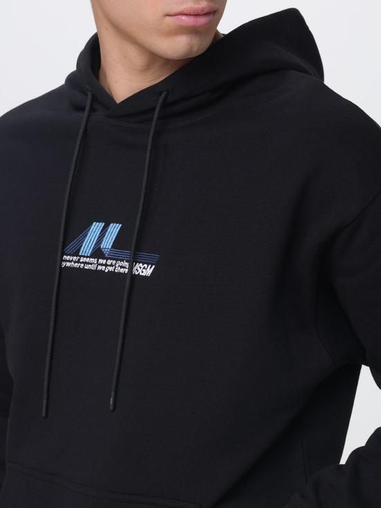 26SS 엠에스지엠 후드 티셔츠 4040MM132N26700 99 Black - MSGM