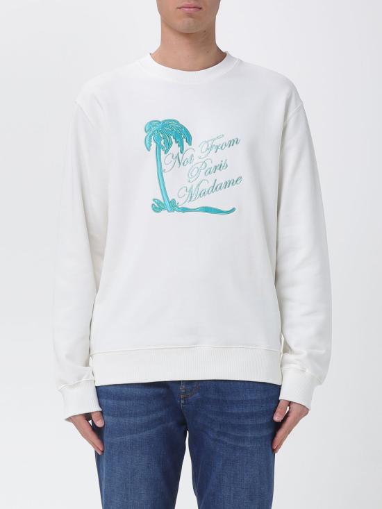 26SS 드롤드무슈 긴팔 티셔츠 KSW190CO127 OW White