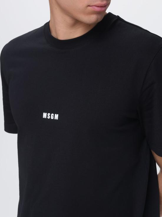 26SS 엠에스지엠 반팔 티셔츠 2000MM500200002 99 Black - MSGM