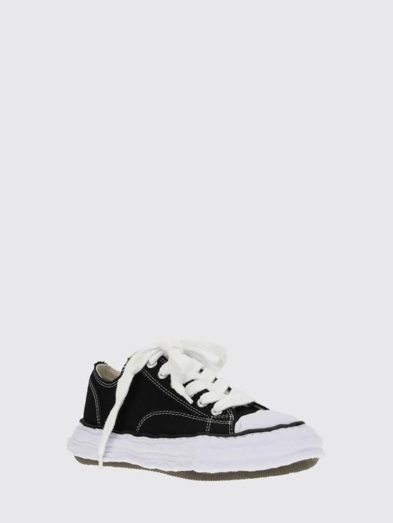 26SS 메종 미하라 야스히로 피터슨23 OG 솔 캔버스 로우탑 A11FW702 Black - MAISON MIHARA YASUHIRO