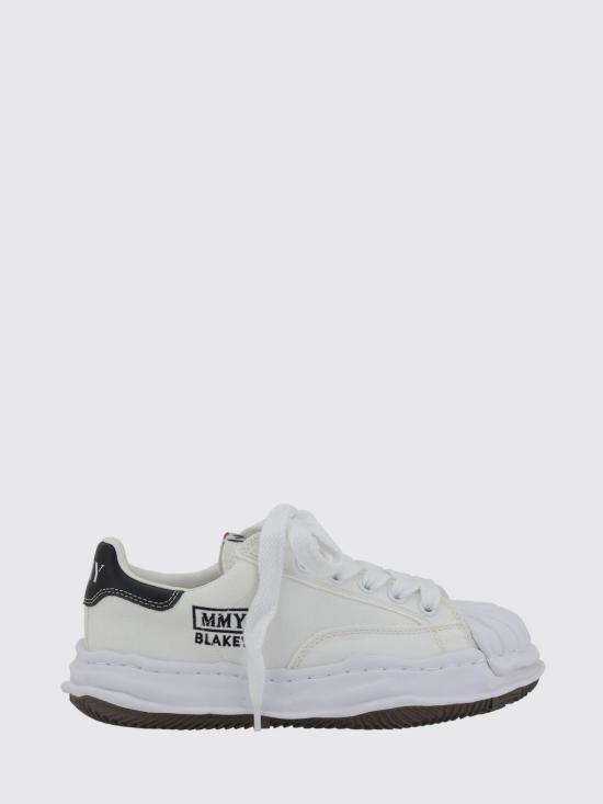 26SS 메종 미하라 야스히로 블레이키 OG 솔 캔버스 로우탑 스니커즈 A08FW735 White