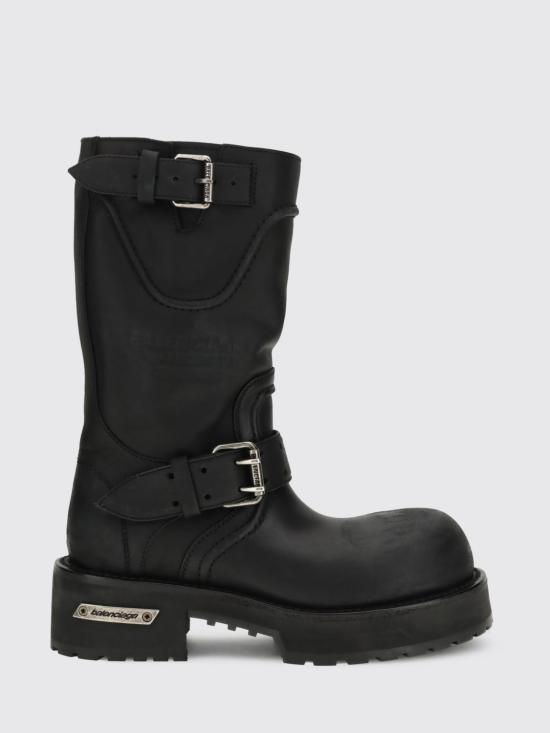 26SS 발렌시아가 VENOM 베놈 미들 부츠 833585WCAL1 1080 Black