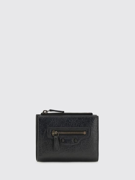 26SS 발렌시아가 지갑 8463602ABFY 1000 Black