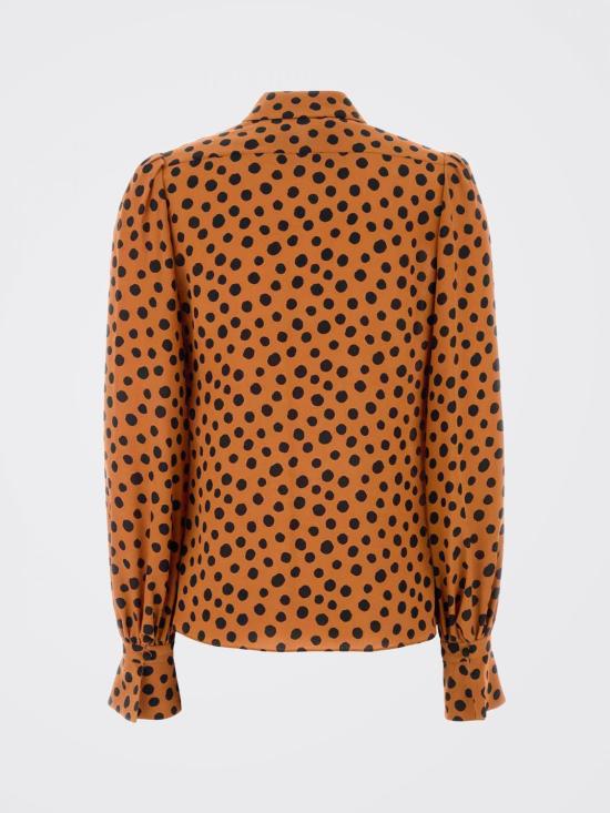 26SS 발렌티노 가라바니 블라우스 8B0AB8E2A62 U46 Brown - VALENTINO GARAVANI