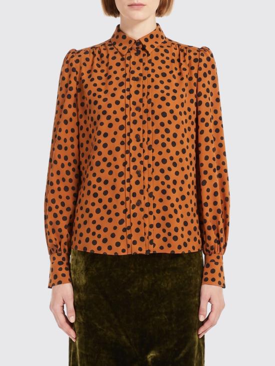 26SS 발렌티노 가라바니 블라우스 8B0AB8E2A62 U46 Brown