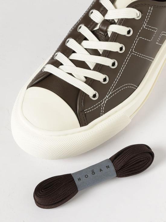 26SS 호간 스니커즈 HXM6910FZ60UYE 32TQ Brown - HOGAN