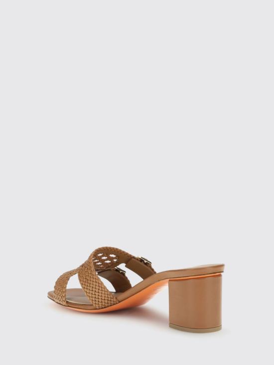 26SS 산토니 뮬/슬리퍼 WHYU72118HA2TSGS C42 Brown - SANTONI