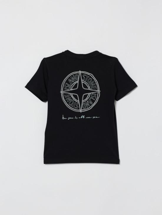26SS [키즈] 스톤 아일랜드 티셔츠 2100011S0369 V0020 Navy - STONE ISLAND