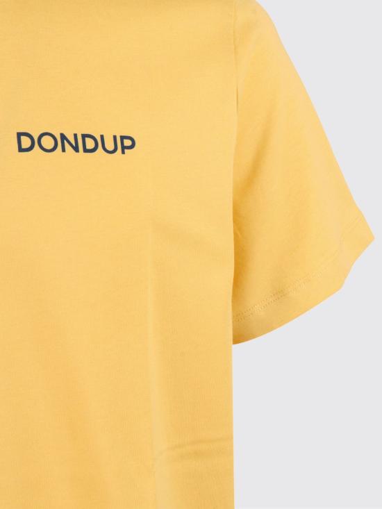 26SS 돈답 반팔 티셔츠 US198JF0309UML6 403 Yellow - DONDUP