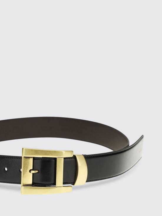 26SS 베르사체 가죽 벨트 10241971A17848 1B55J Black - VERSACE