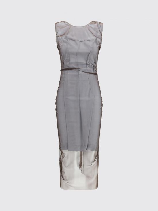 26SS 마르지엘라 미디 원피스 S51DD0055MTN148 144 Brown - MAISON MARGIELA