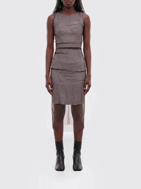 26SS 마르지엘라 미디 원피스 S51DD0055MTN148 144 Brown