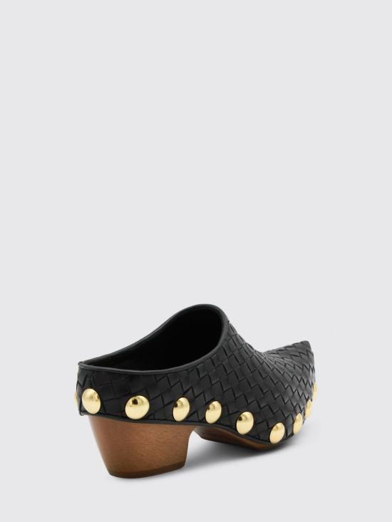 26SS 보테가베네타 뮬/슬리퍼 871591V2ED0 1000 Black - BOTTEGA VENETA