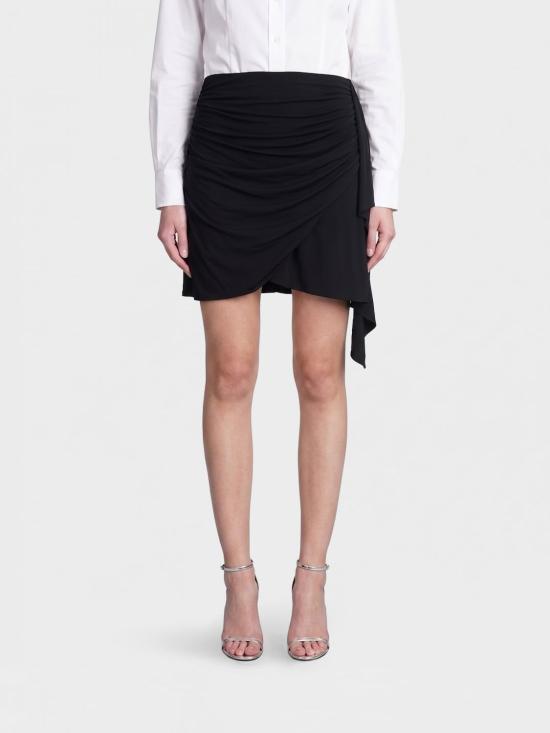 26SS 이로 미디 스커트 WM31WESIA BLA01 Black