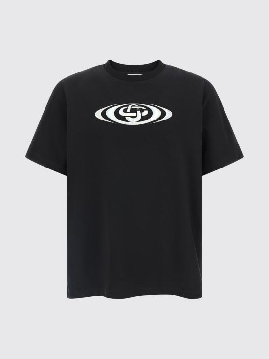 26SS 카사블랑카 반팔 티셔츠 MSP26JTS001 04 Black - CASABLANCA