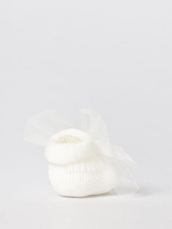 26SS [키즈] 모나리자 발목 양말 35G0047049 0001 Yellow Cream - MONNALISA