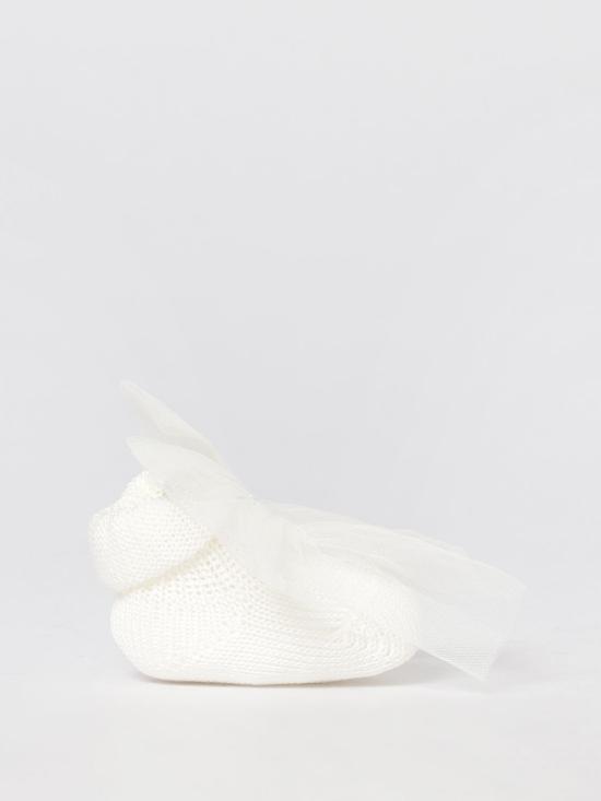 26SS [키즈] 모나리자 발목 양말 35G0047049 0001 Yellow Cream