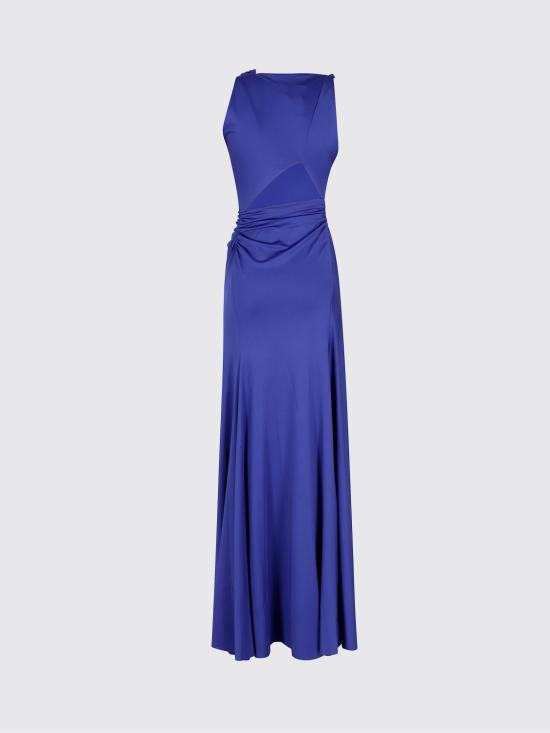 26SS 빅토리아 베컴 롱 원피스 1226JDR007233A 9804 Blue - VICTORIA BECKHAM