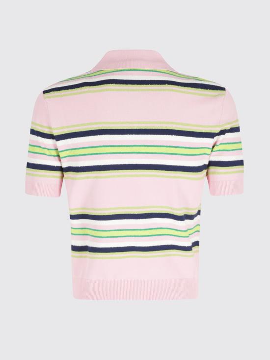 26SS 카사블랑카 폴로 티셔츠 WSS26KW1279 01 Pink - CASABLANCA