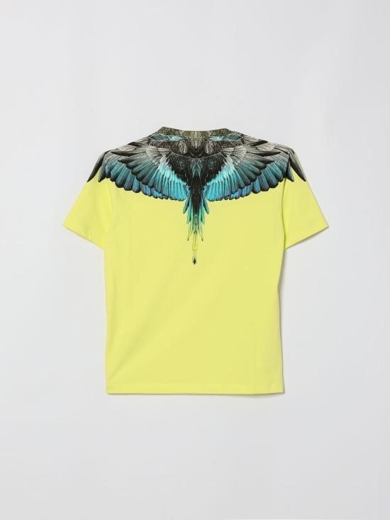 26SS [키즈] 컨트리 오브 밀란 티셔츠 S6CMJBTH017 020 Yellow - COUNTY OF MILAN