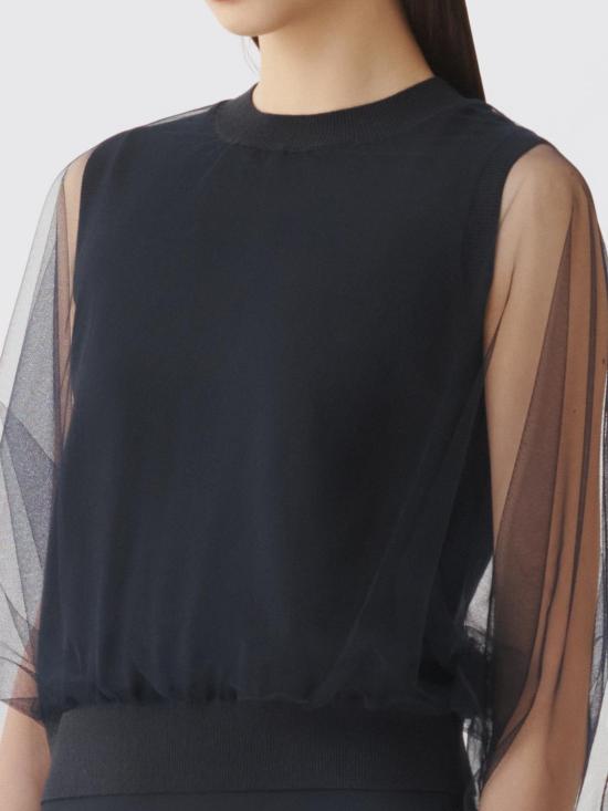 26SS 파비아나 필리피 스웨터 MAD266F009L913 5146 Blue - FABIANA FILIPPI