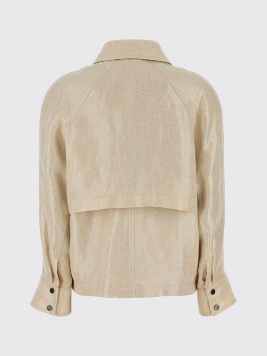 26SS 브루넬로 쿠치넬리 가죽 자켓 ML5967767 C729 Sand - BRUNELLO CUCINELLI