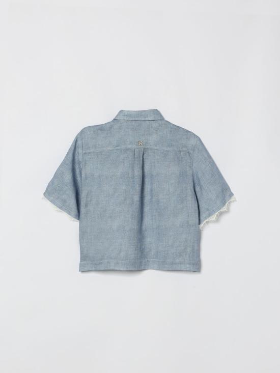 26SS [키즈] 에르마노 설비노 셔츠 Z1G3117674 0062 Grey - ERMANNO SCERVINO