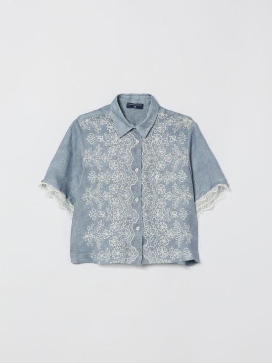 26SS [키즈] 에르마노 설비노 셔츠 Z1G3117674 0062 Grey