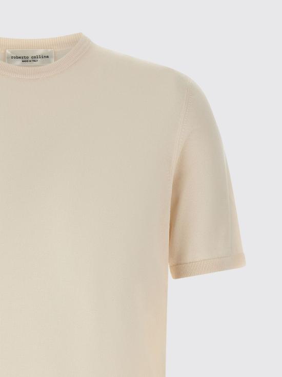 26SS 로베르토 콜리나 스웨터 261MYA10021 02 Beige - ROBERTO COLLINA