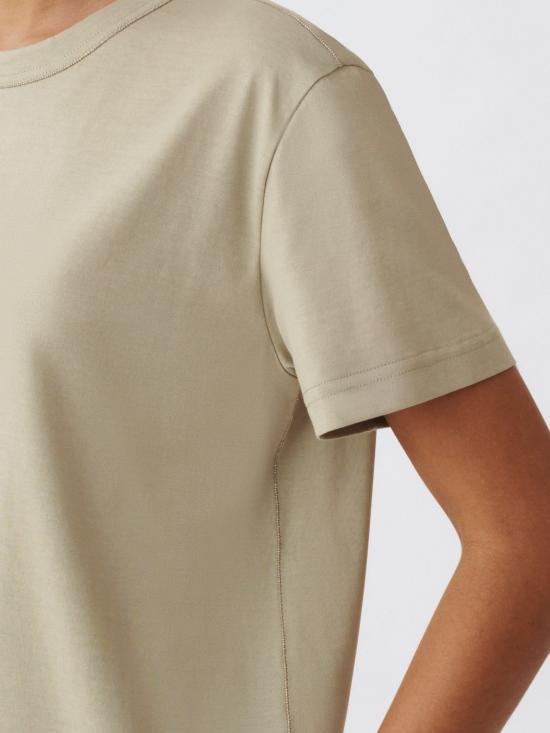 26SS 파비아나 필리피 반팔 티셔츠 JED266F133L796 1274 Kaki - FABIANA FILIPPI