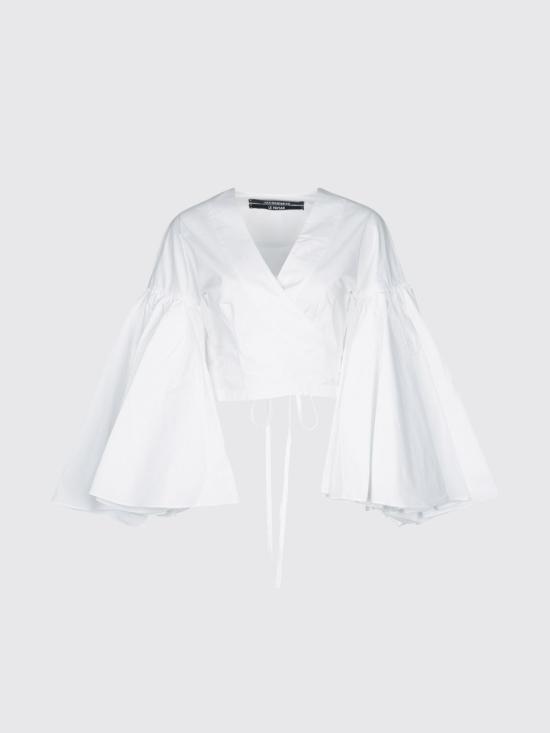 26SS 자크뮈스 블라우스 TOW00904AW00648 100 White - JACQUEMUS