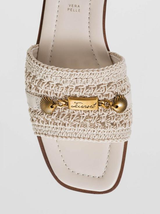 26SS 트윈셋 힐/펌프스 261TGT044 00059 Pearl - TWINSET