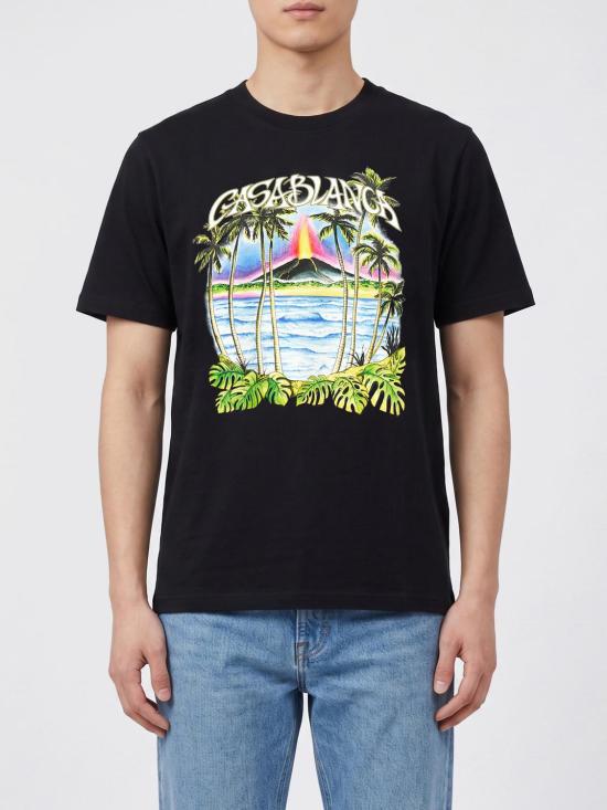 26SS 카사블랑카 반팔 티셔츠 MSP26JTS001 21 Black 2