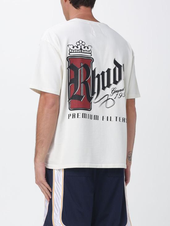26SS 루드 반팔 티셔츠 RHSS26TT07012 3160 White - RHUDE