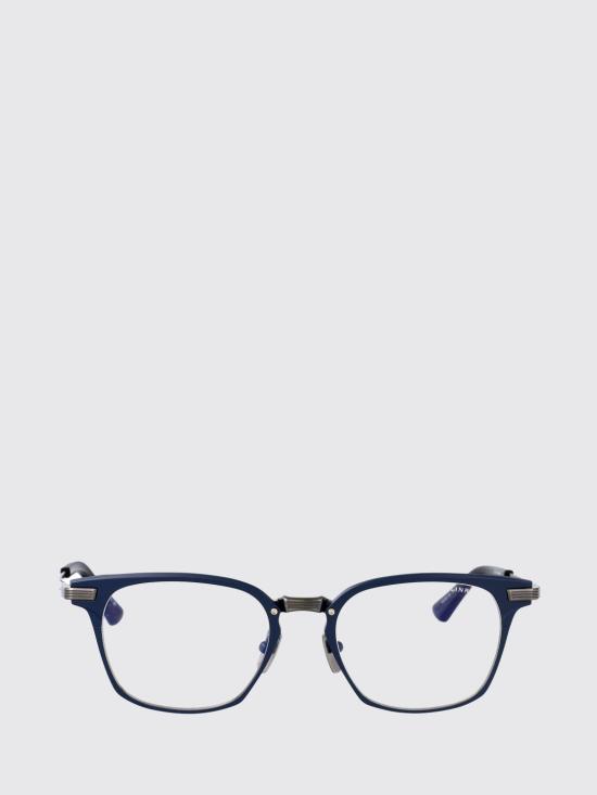 26SS 디타 안경 DTX167 A 03 MATTE NAVY ANTIQUE SILVER W CLEAR Blue - DITA