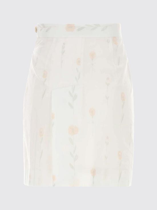 26SS 비비안웨스트우드 미디 스커트 1K010030W01EN A207 White - VIVIENNE WESTWOOD
