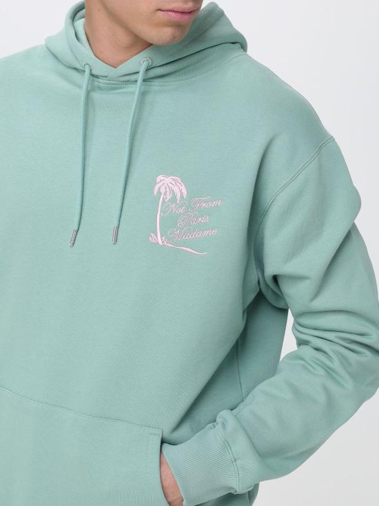 26SS 드롤드무슈 후드 티셔츠 KHO204CO127 WG Green - DROLE DE MONSIEUR