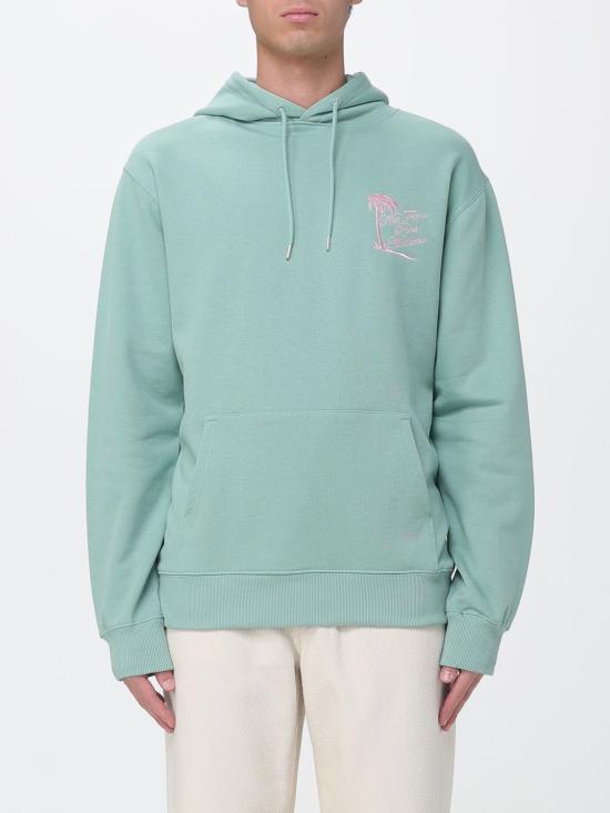 26SS 드롤드무슈 후드 티셔츠 KHO204CO127 WG Green