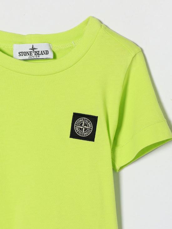 26SS [키즈] 스톤 아일랜드 티셔츠 2100002S0047 V005F Lime - STONE ISLAND