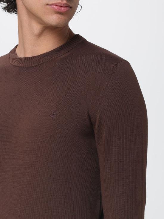 26SS 브룩스 필드 스웨터 203E A031 0986 Brown - BROOKSFIELD