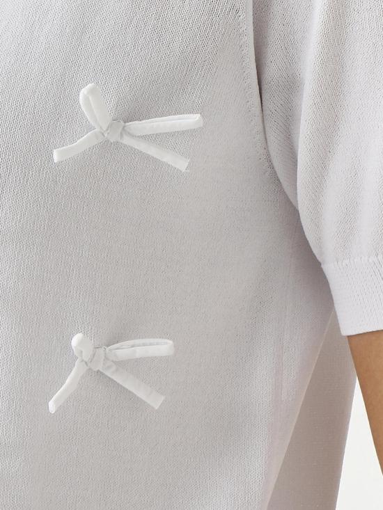 26SS 메이메이즈 스웨터 M6PZ54 791 White - MEIMEIJ