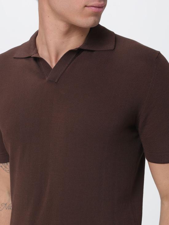 26SS 브룩스 필드 폴로 티셔츠 203C A010 0986 Brown - BROOKSFIELD