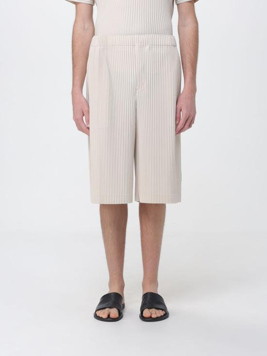 26SS 옴므 플리세 이세이 미야케 숏팬츠 HP66JF212 42 Beige