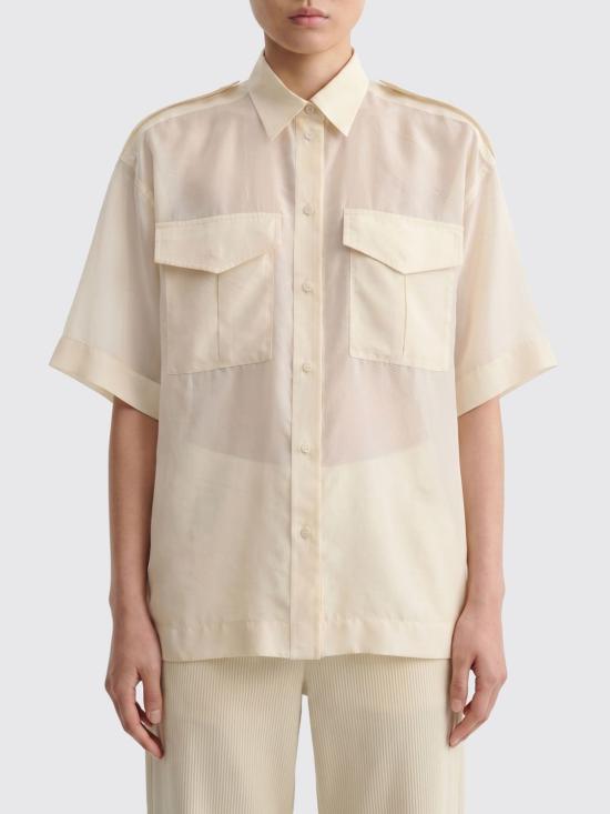 26SS 피비 파일로 셔츠 DC125SE3515 102VA Cream