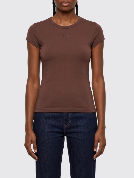 26SS 디젤 반팔 티셔츠 A199120AFAA 61J Brown