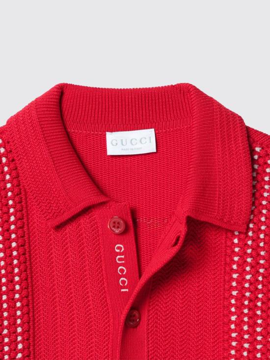 26SS [키즈] 구찌 풀오버 851150XKFD9 6030 Red - GUCCI